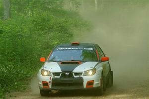 Jason Cook / Tim Kohlmann Subaru Impreza on SS6, Hill Rd.