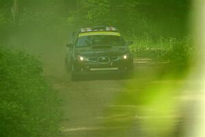 Matt James / Jackie James Subaru Impreza on SS6, Hill Rd.