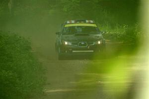 Matt James / Jackie James Subaru Impreza on SS6, Hill Rd.