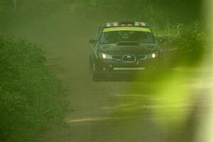 Matt James / Jackie James Subaru Impreza on SS6, Hill Rd.