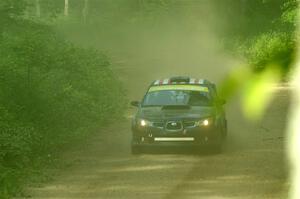 Matt James / Jackie James Subaru Impreza on SS6, Hill Rd.