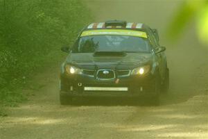 Matt James / Jackie James Subaru Impreza on SS6, Hill Rd.