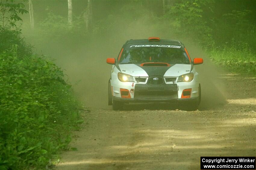 Jason Cook / Tim Kohlmann Subaru Impreza on SS6, Hill Rd.