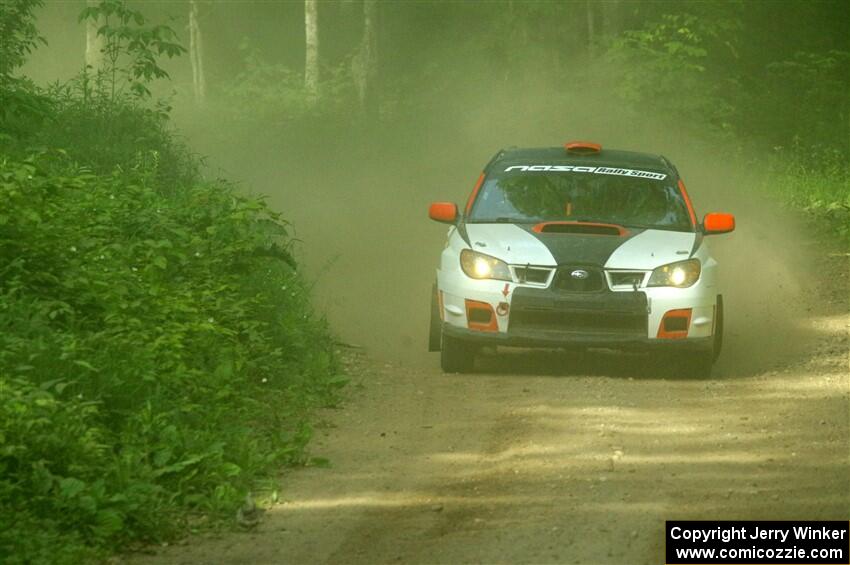 Jason Cook / Tim Kohlmann Subaru Impreza on SS6, Hill Rd.