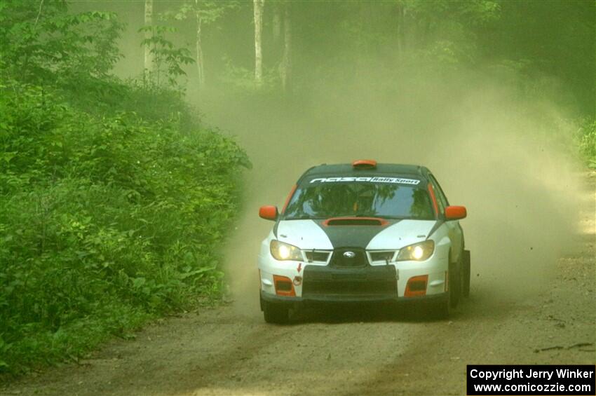 Jason Cook / Tim Kohlmann Subaru Impreza on SS6, Hill Rd.