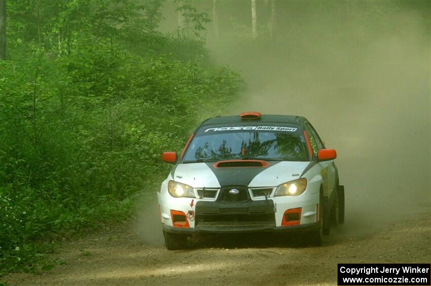 Jason Cook / Tim Kohlmann Subaru Impreza on SS6, Hill Rd.