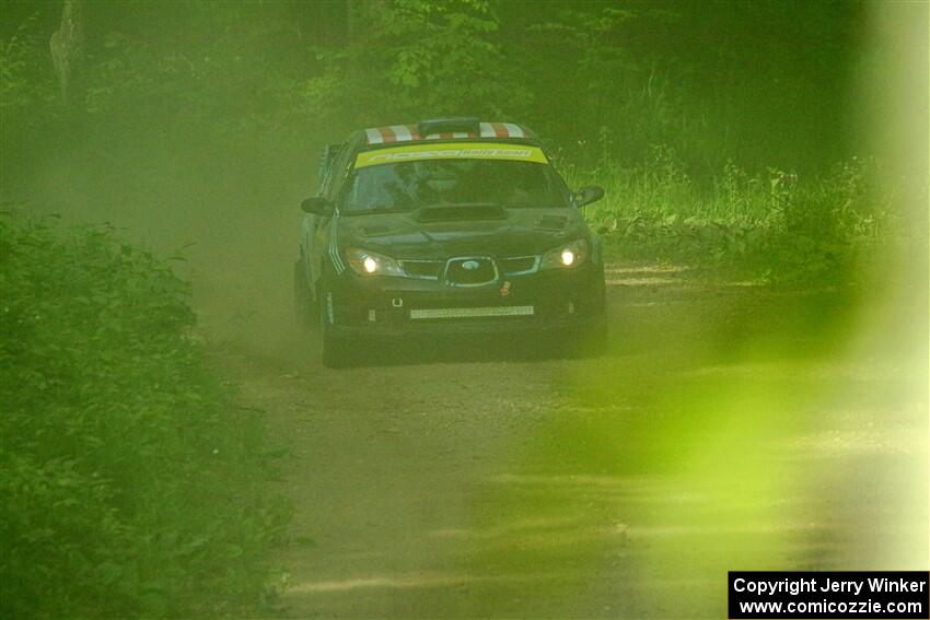 Matt James / Jackie James Subaru Impreza on SS6, Hill Rd.