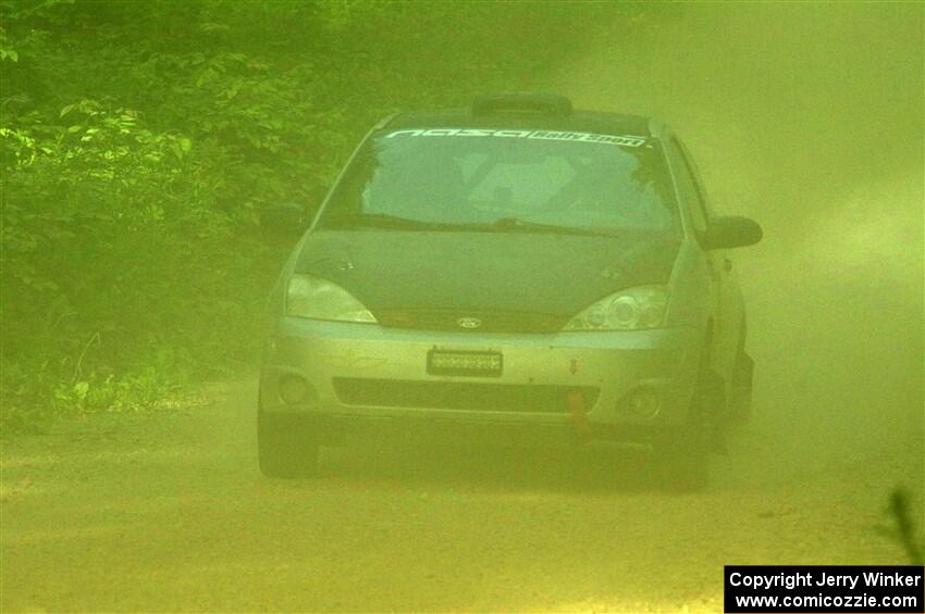 Srikanth Nayini / Boyd Smith Ford Focus SVT on SS6, Hill Rd.