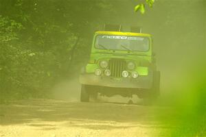 Mike Purzycki / Matt Wernette Jeep Scrambler on SS6, Hill Rd.