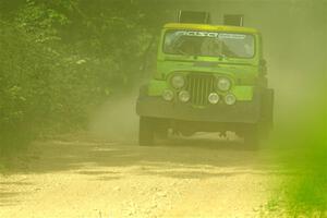 Mike Purzycki / Matt Wernette Jeep Scrambler on SS6, Hill Rd.