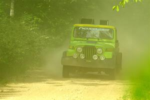 Mike Purzycki / Matt Wernette Jeep Scrambler on SS6, Hill Rd.