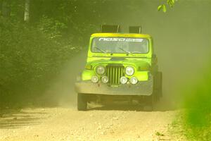 Mike Purzycki / Matt Wernette Jeep Scrambler on SS6, Hill Rd.