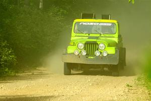 Mike Purzycki / Matt Wernette Jeep Scrambler on SS6, Hill Rd.