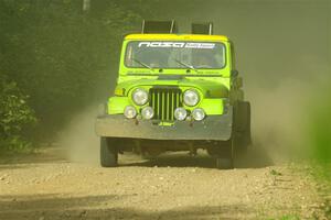 Mike Purzycki / Matt Wernette Jeep Scrambler on SS6, Hill Rd.