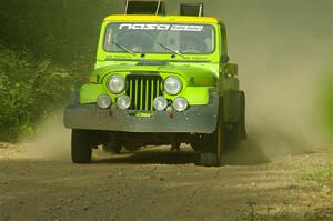 Mike Purzycki / Matt Wernette Jeep Scrambler on SS6, Hill Rd.