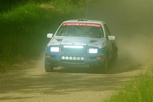 Perry Seaman / Patty Seaman Merkur XR4Ti on SS6, Hill Rd.