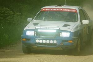 Perry Seaman / Patty Seaman Merkur XR4Ti on SS6, Hill Rd.