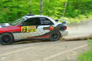 Chris Barribeau / Alex Ferencz Subaru Impreza RS on SS7, Sand Rd. Long.