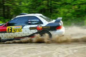 Chris Barribeau / Alex Ferencz Subaru Impreza RS on SS7, Sand Rd. Long.