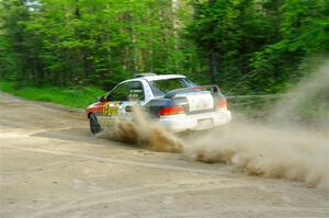 Chris Barribeau / Alex Ferencz Subaru Impreza RS on SS7, Sand Rd. Long.