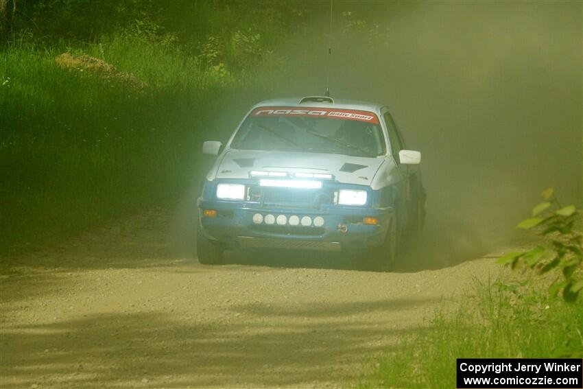 Perry Seaman / Patty Seaman Merkur XR4Ti on SS6, Hill Rd.