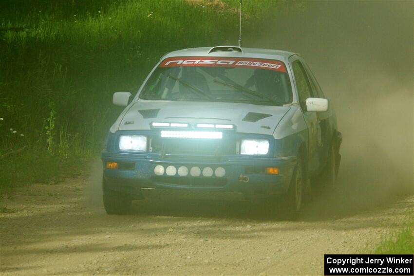 Perry Seaman / Patty Seaman Merkur XR4Ti on SS6, Hill Rd.