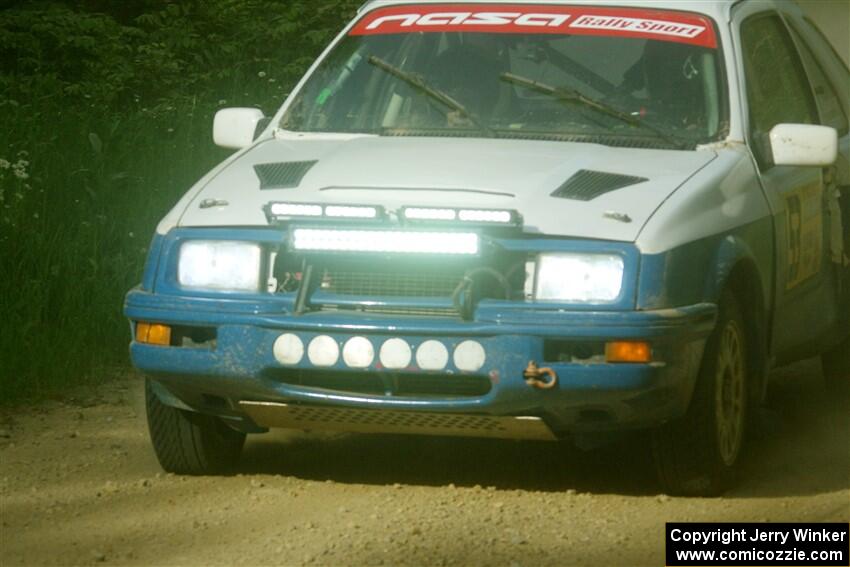 Perry Seaman / Patty Seaman Merkur XR4Ti on SS6, Hill Rd.