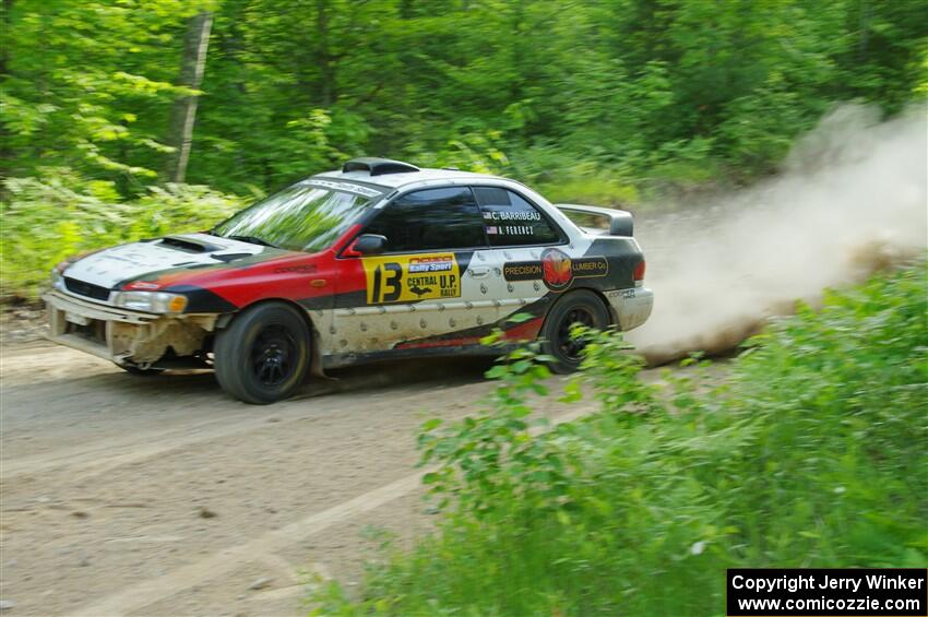 Chris Barribeau / Alex Ferencz Subaru Impreza RS on SS7, Sand Rd. Long.