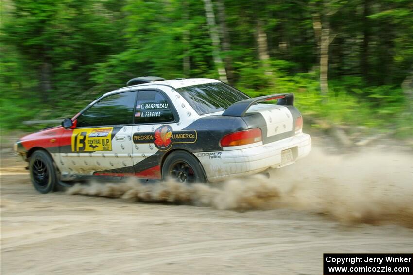 Chris Barribeau / Alex Ferencz Subaru Impreza RS on SS7, Sand Rd. Long.