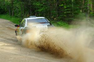 Chris Barribeau / Alex Ferencz Subaru Impreza RS on SS7, Sand Rd. Long.