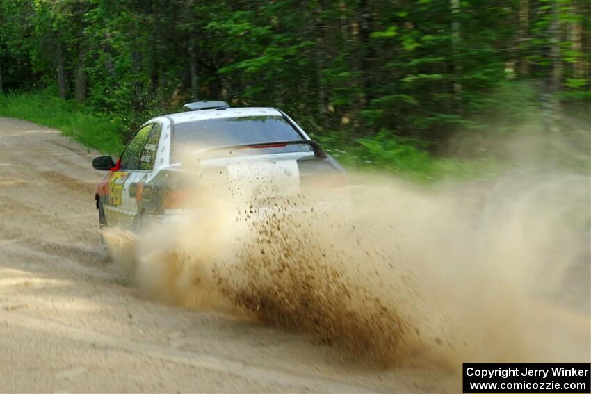 Chris Barribeau / Alex Ferencz Subaru Impreza RS on SS7, Sand Rd. Long.