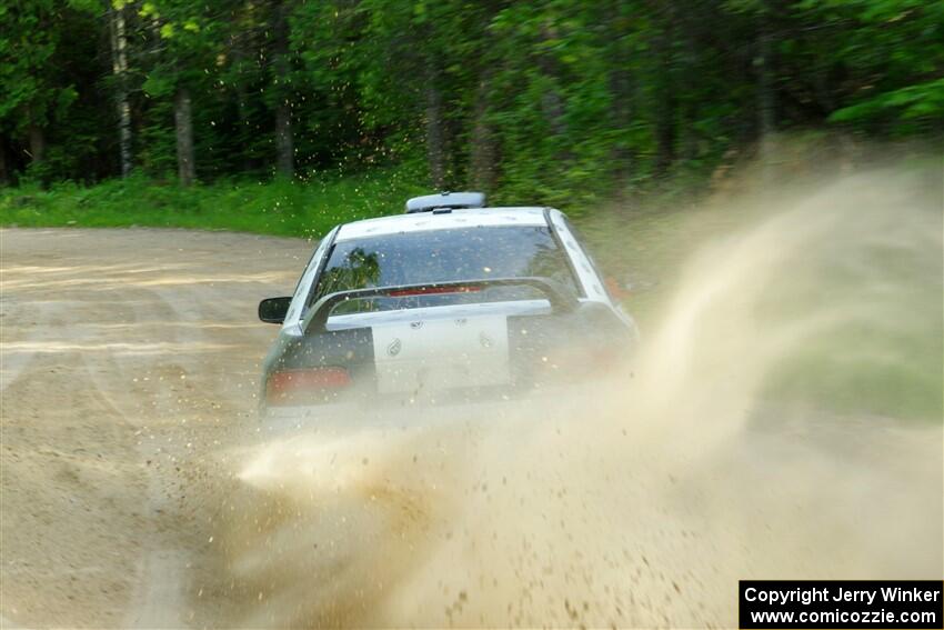 Chris Barribeau / Alex Ferencz Subaru Impreza RS on SS7, Sand Rd. Long.