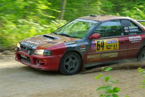 Arin DeMaster / Joe Terrien Subaru Impreza on SS7, Sand Rd. Long.