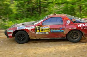 Al Dantes, Jr. / Keegan Helwig Mazda RX-7 LS on SS7, Sand Rd. Long.