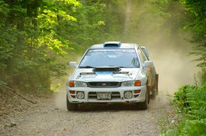 Tyler Matalas / Dustin Sharkozy Subaru Impreza LX on SS7, Sand Rd. Long.