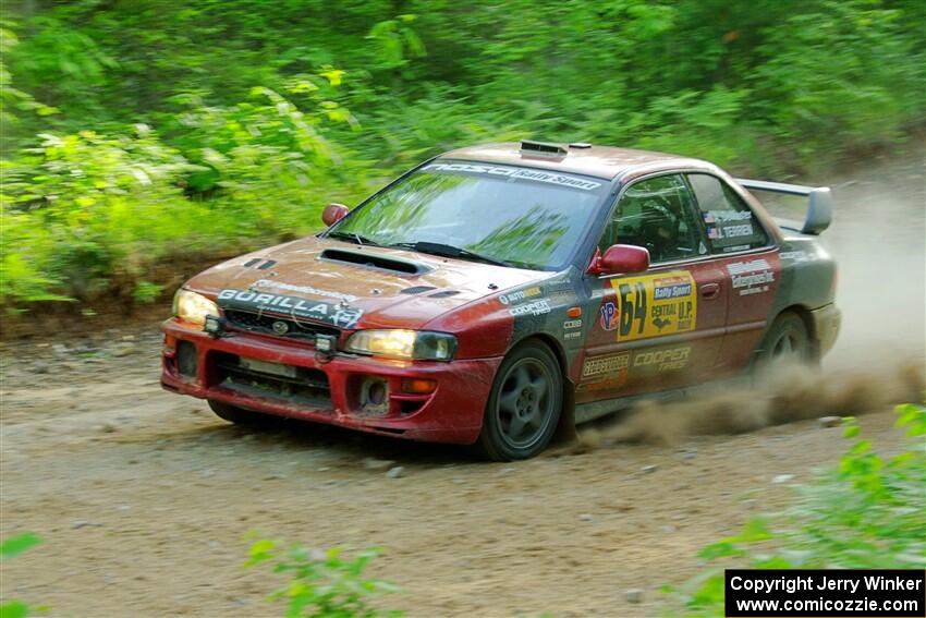 Arin DeMaster / Joe Terrien Subaru Impreza on SS7, Sand Rd. Long.