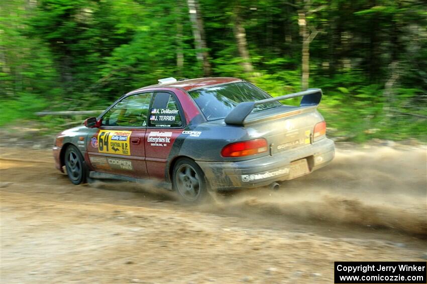 Arin DeMaster / Joe Terrien Subaru Impreza on SS7, Sand Rd. Long.