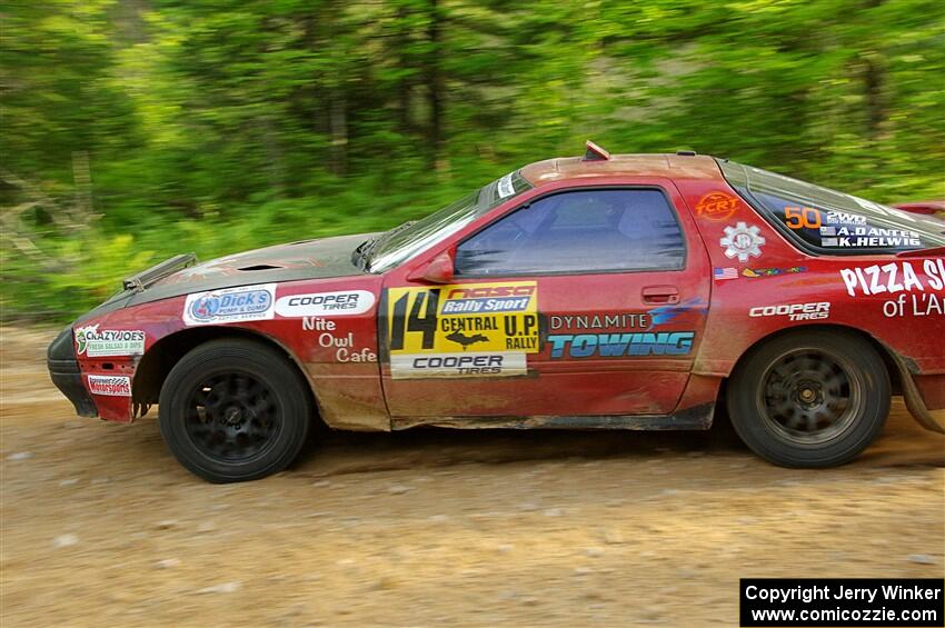 Al Dantes, Jr. / Keegan Helwig Mazda RX-7 LS on SS7, Sand Rd. Long.