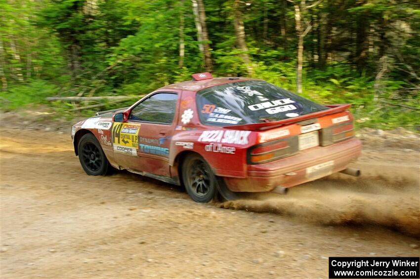 Al Dantes, Jr. / Keegan Helwig Mazda RX-7 LS on SS7, Sand Rd. Long.