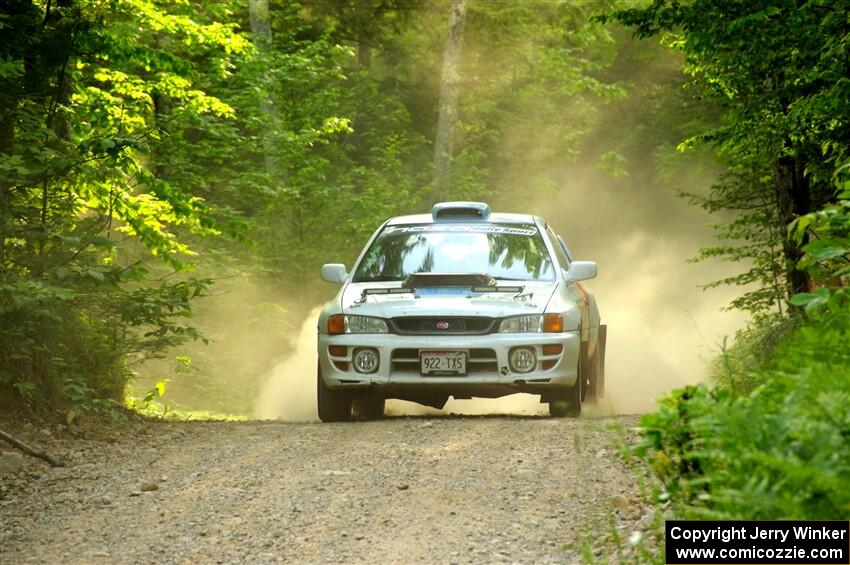 Tyler Matalas / Dustin Sharkozy Subaru Impreza LX on SS7, Sand Rd. Long.