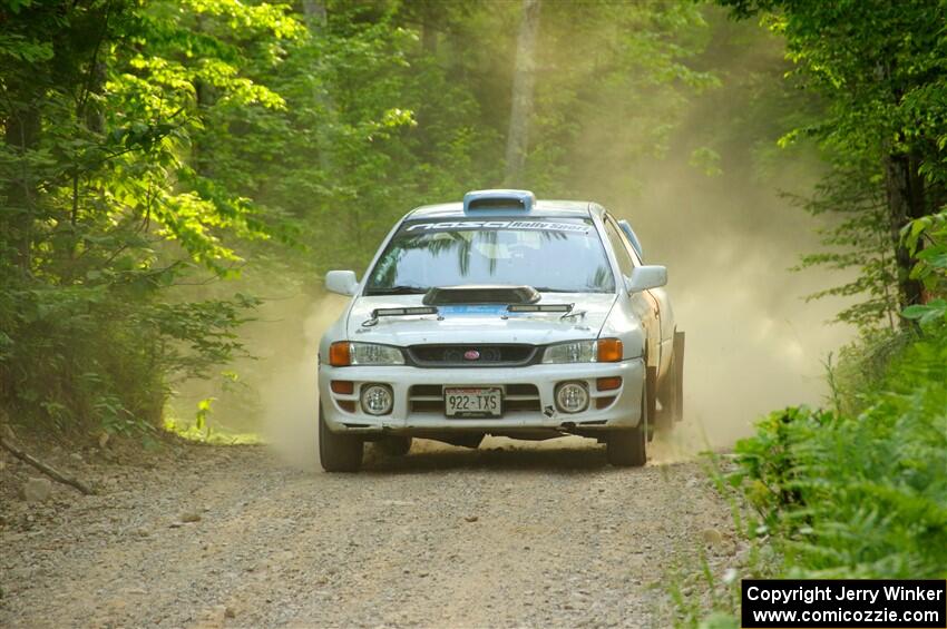 Tyler Matalas / Dustin Sharkozy Subaru Impreza LX on SS7, Sand Rd. Long.