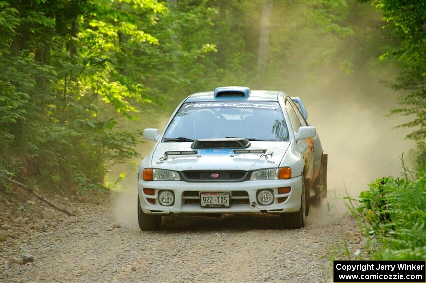 Tyler Matalas / Dustin Sharkozy Subaru Impreza LX on SS7, Sand Rd. Long.