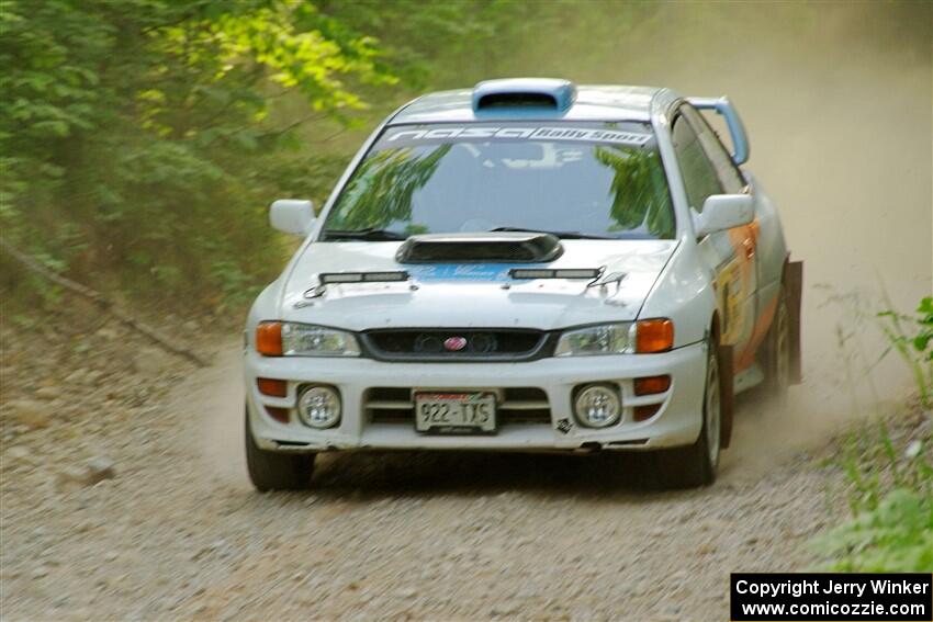 Tyler Matalas / Dustin Sharkozy Subaru Impreza LX on SS7, Sand Rd. Long.