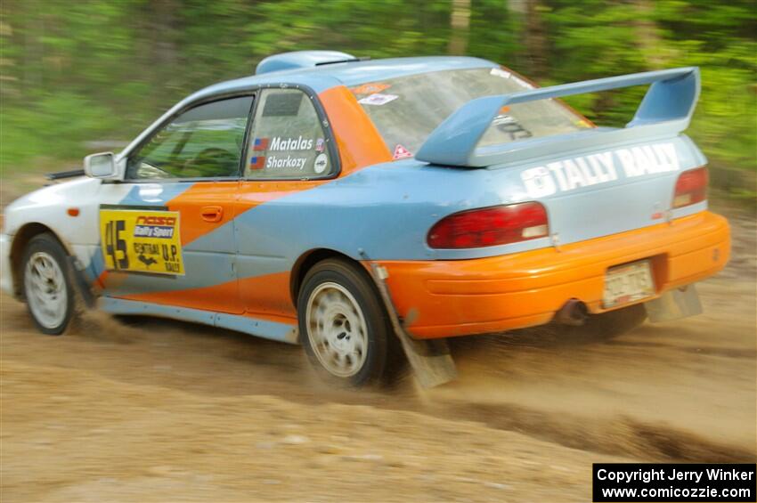 Tyler Matalas / Dustin Sharkozy Subaru Impreza LX on SS7, Sand Rd. Long.