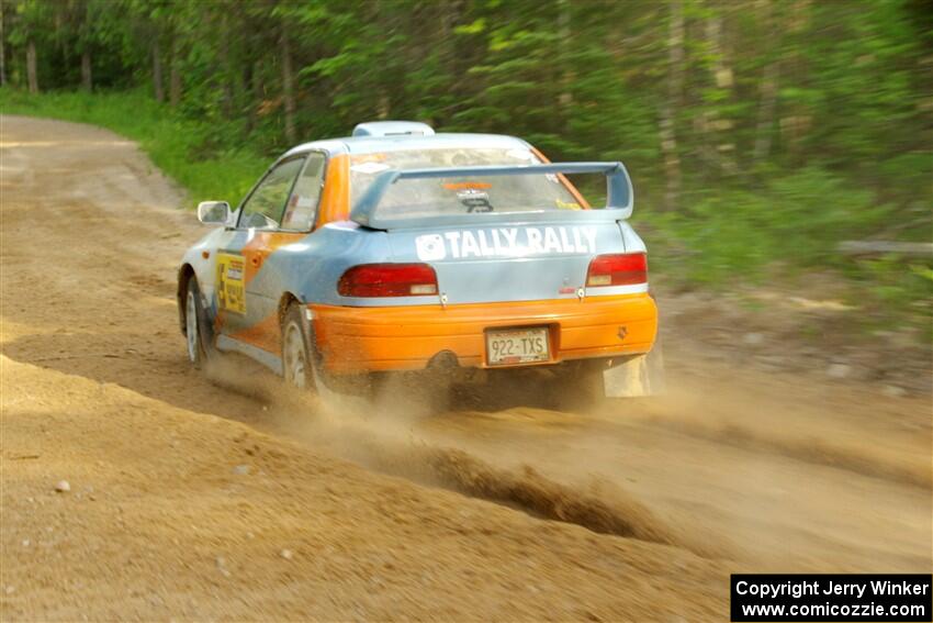 Tyler Matalas / Dustin Sharkozy Subaru Impreza LX on SS7, Sand Rd. Long.