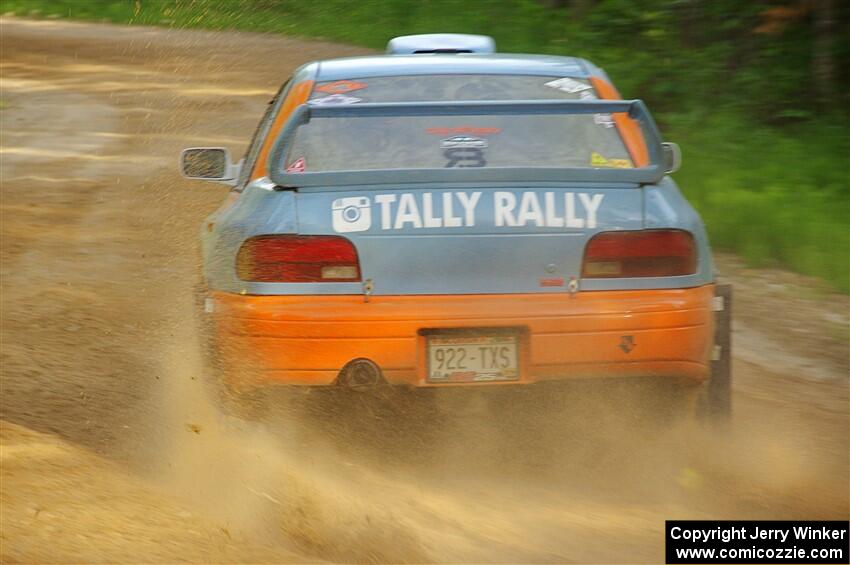 Tyler Matalas / Dustin Sharkozy Subaru Impreza LX on SS7, Sand Rd. Long.