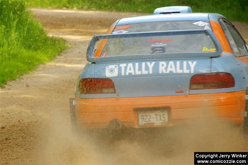 Tyler Matalas / Dustin Sharkozy Subaru Impreza LX on SS7, Sand Rd. Long.