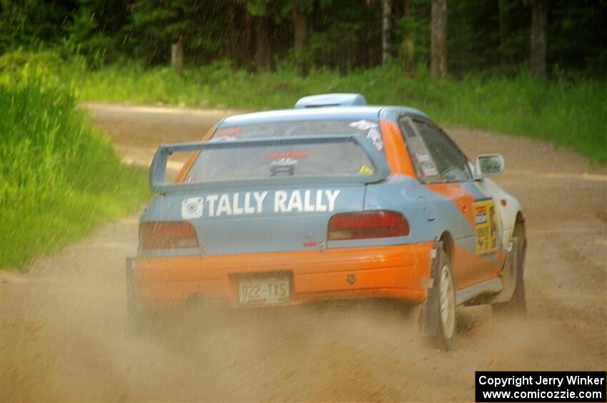 Tyler Matalas / Dustin Sharkozy Subaru Impreza LX on SS7, Sand Rd. Long.