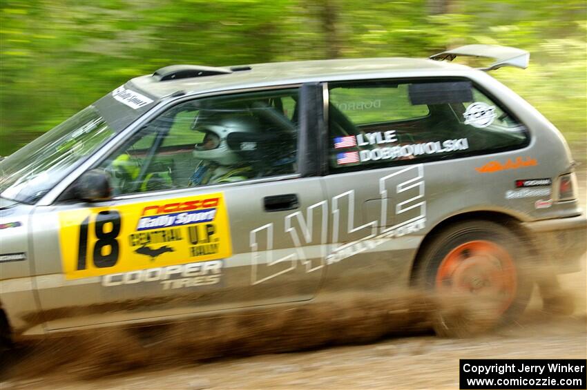 Nick Lyle / Kevin Dobrowolski Honda Civic Si on SS7, Sand Rd. Long.