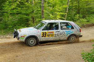 Mark Rokus / Tabitha Lohr VW GTI on SS7, Sand Rd. Long.